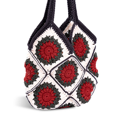 Granny Square Tote Bag Crochet Kit