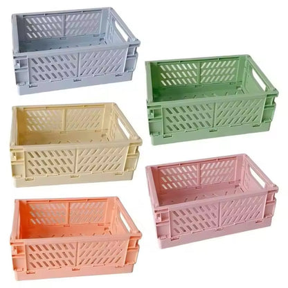 Collapsible Storage Crate (10" x 7") for Knitting / Crocheting Supplies