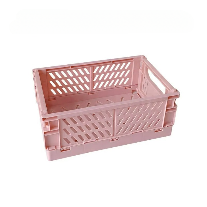 Collapsible Storage Crate (10" x 7") for Knitting / Crocheting Supplies