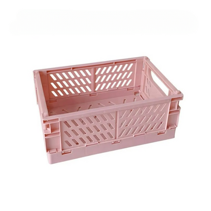Collapsible Storage Crate (10" x 7") for Knitting / Crocheting Supplies