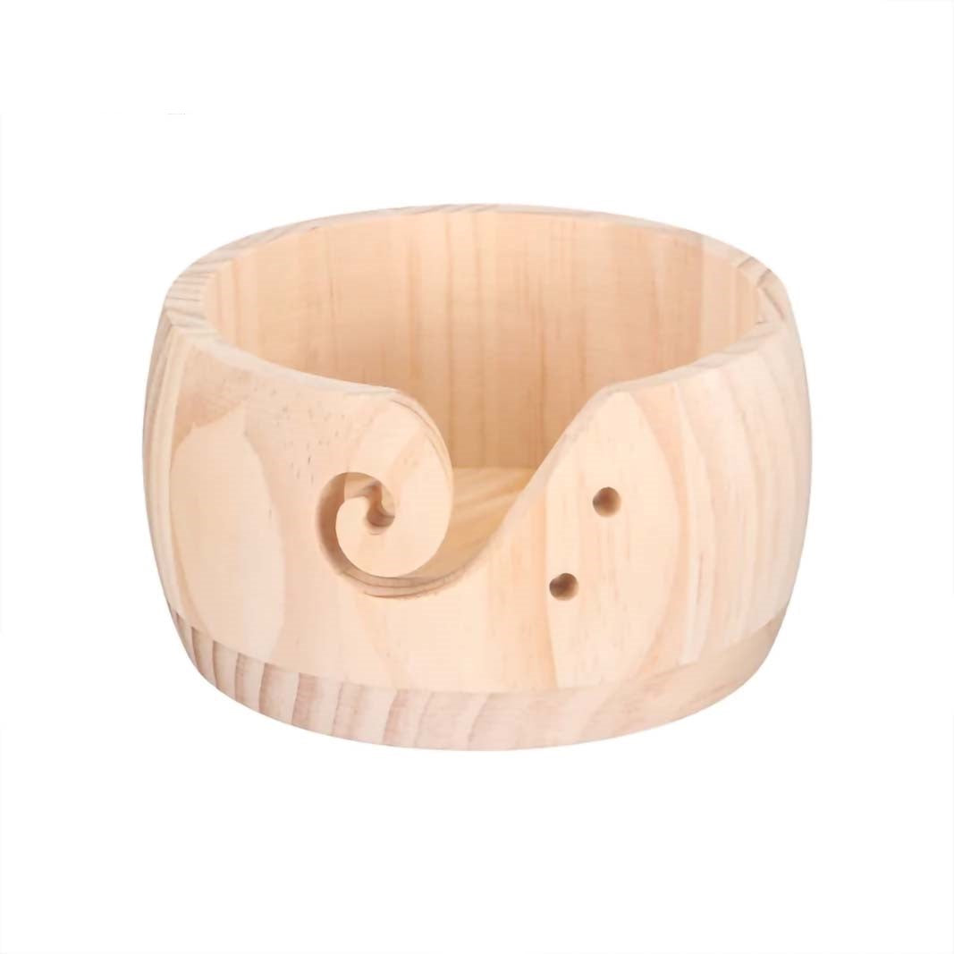 Handmade Wooden Yarn Bowl