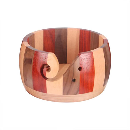 Handmade Wooden Yarn Bowl