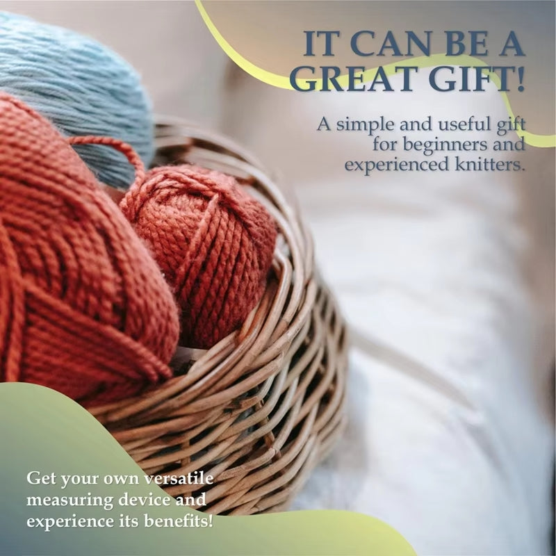 Universal Knitting & Crocheting Gauge Ruler