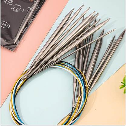 Stainless Steel Knitting Needle Set