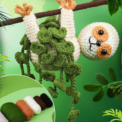 Sloth Crochet Kit