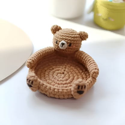 Crochet Bear Coaster Kit