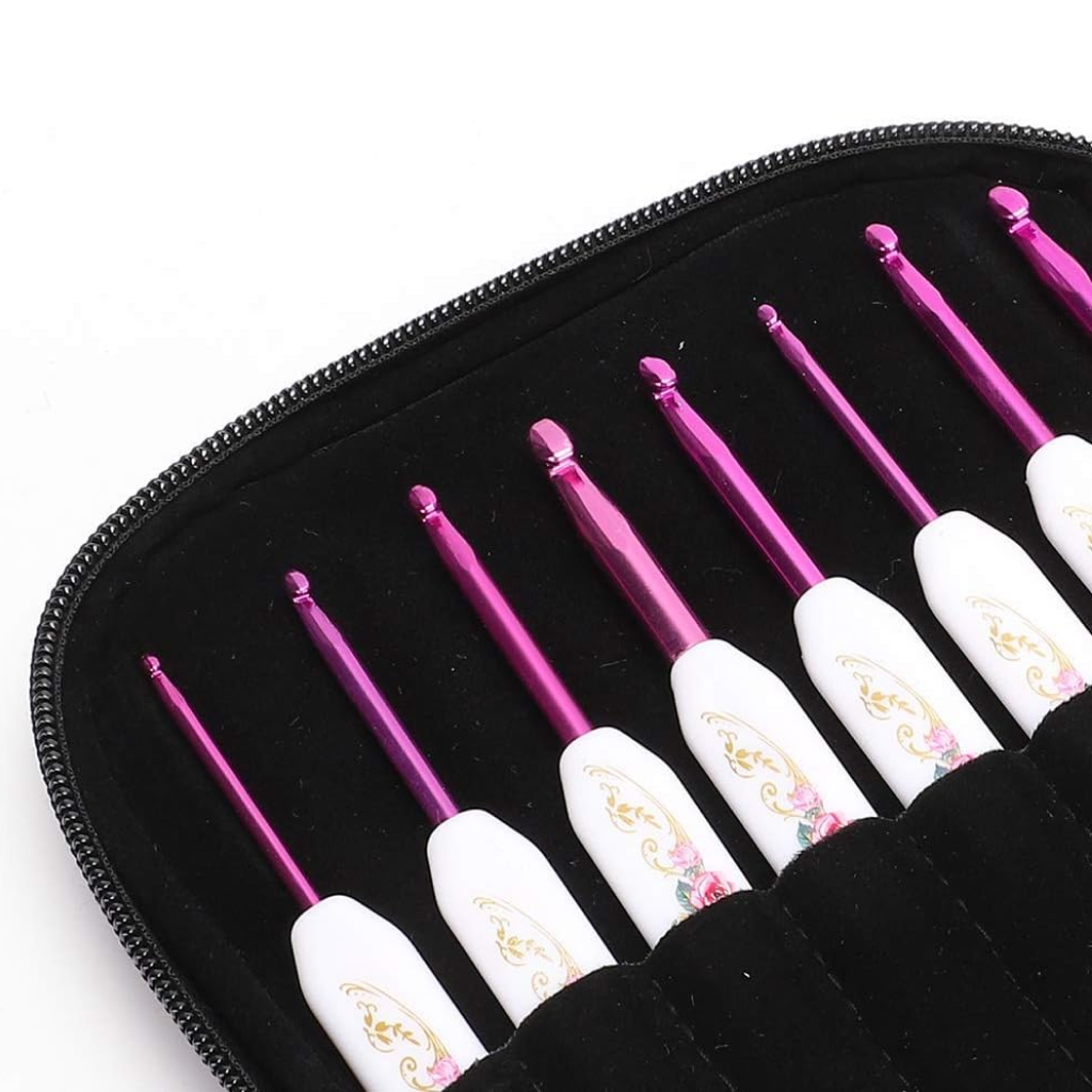 Crochet Hook Set 16 Pcs with Case