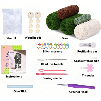 Hanging Plant Crochet Kit
