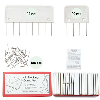 Knit Blocking Comb Set