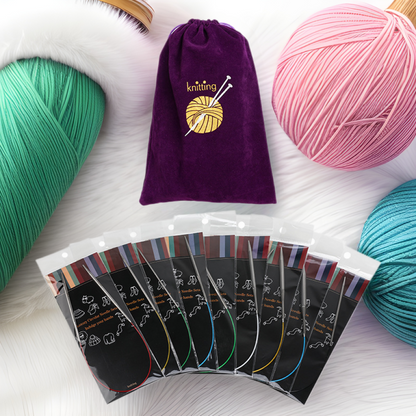 Stainless Steel Knitting Needle Set