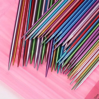 55 Pcs Double Pointed Knitting Needle Set