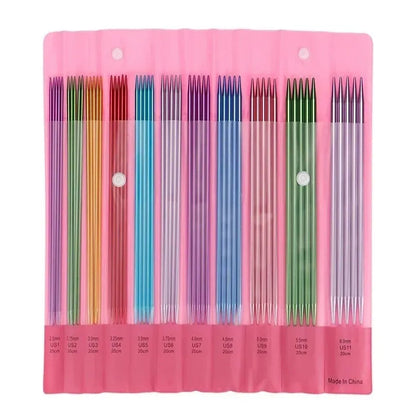 55 Pcs Double Pointed Knitting Needle Set