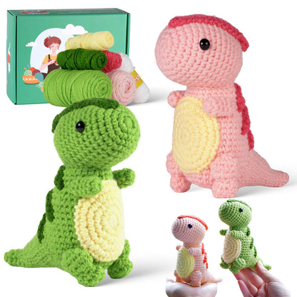 Crochet Dinosaur Kit 2pcs