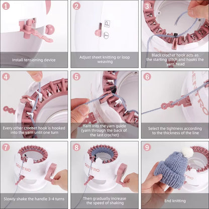 22 Needles Knitting Machine Kit