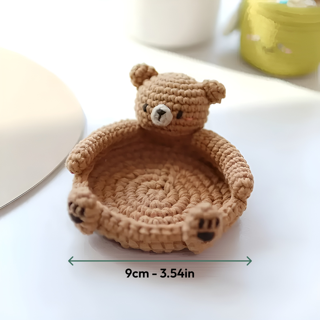 Crochet Bear Coaster Kit