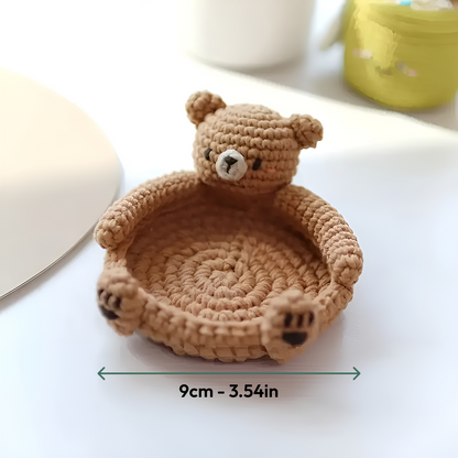 Crochet Bear Coaster Kit