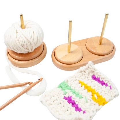 Wooden Yarn Holder