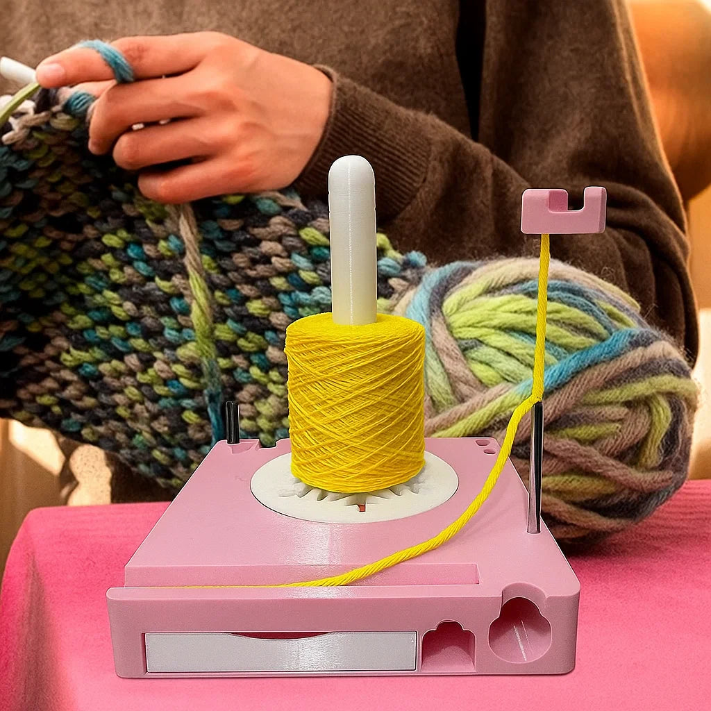 Spinning Yarn Holder with Tool Storage