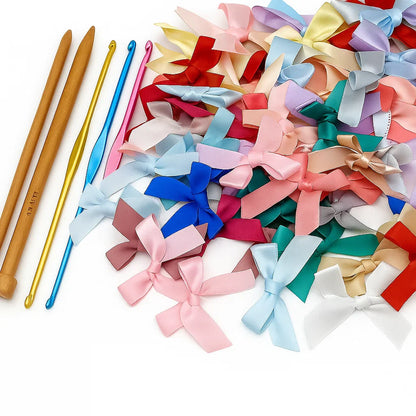 Multi-Colored Satin Ribbons