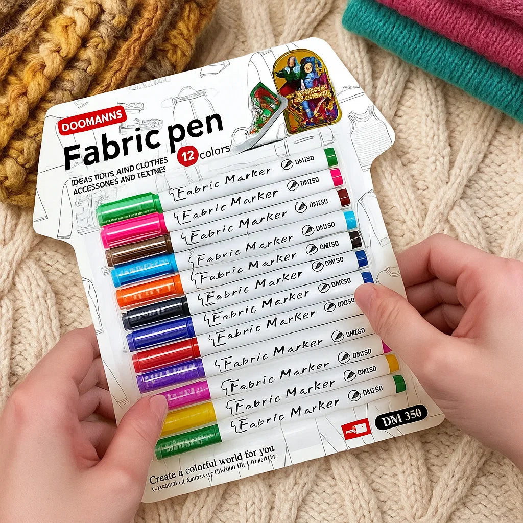 Colorful Fabric Markers