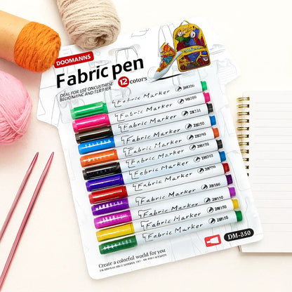 Colorful Fabric Markers