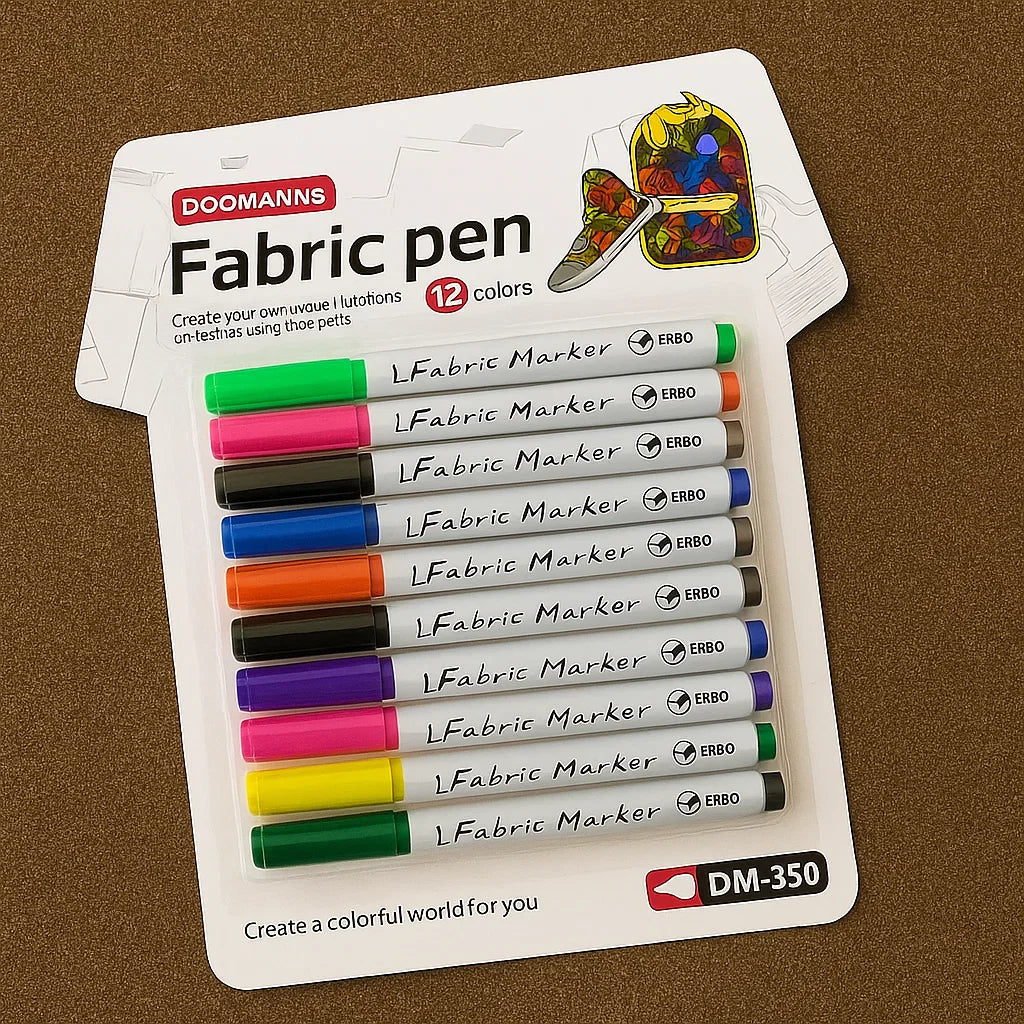Colorful Fabric Markers