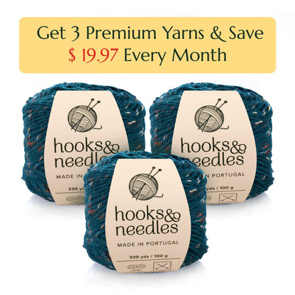 Hooks & Needles Only Yarn Subscription Box
