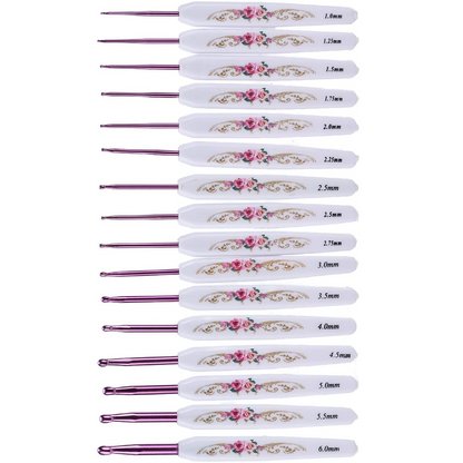 Crochet Hook Set 16 Pcs with Case